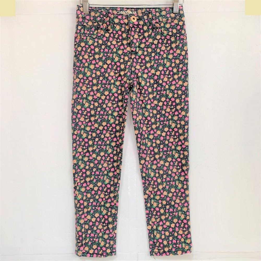 Cherokee Girls Super Skinny Floral Stretch Jeans